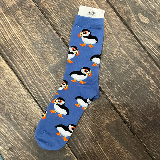 Socks, Big Eyed Puffin