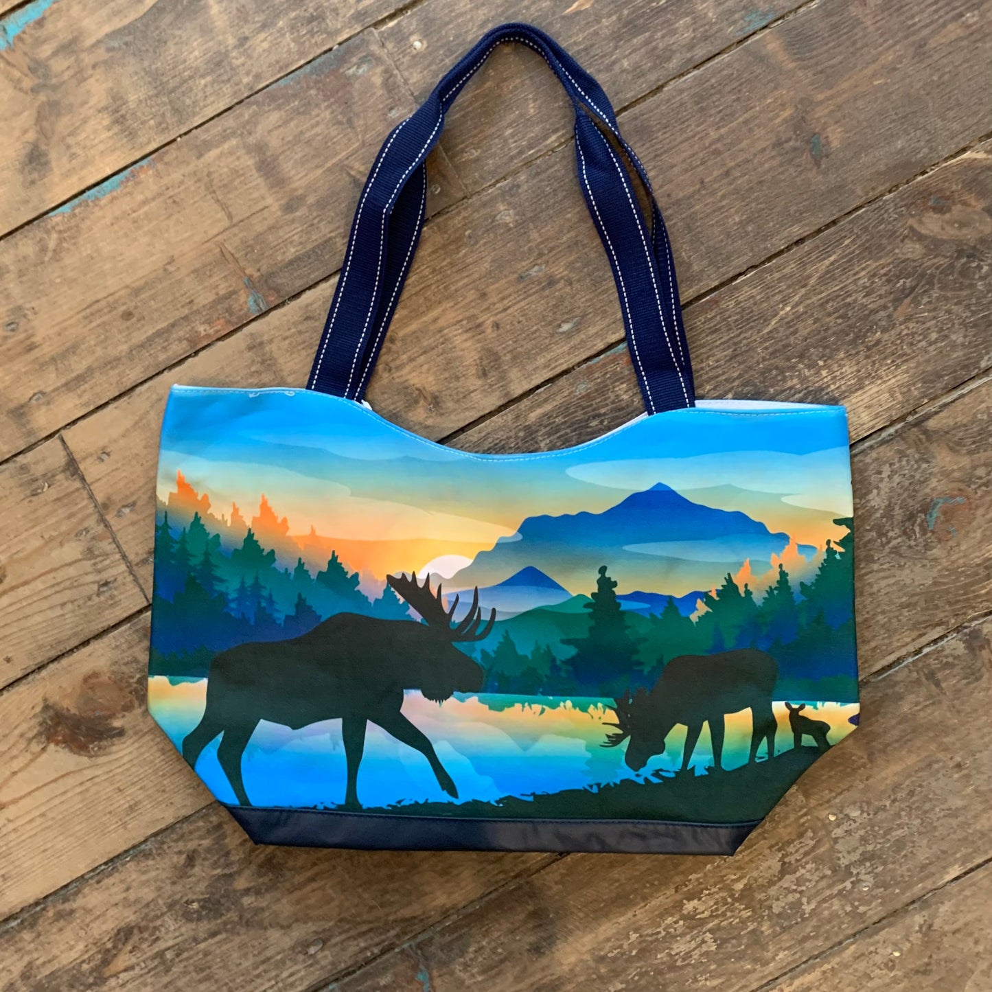 Tote Bag, Moose Silhouette