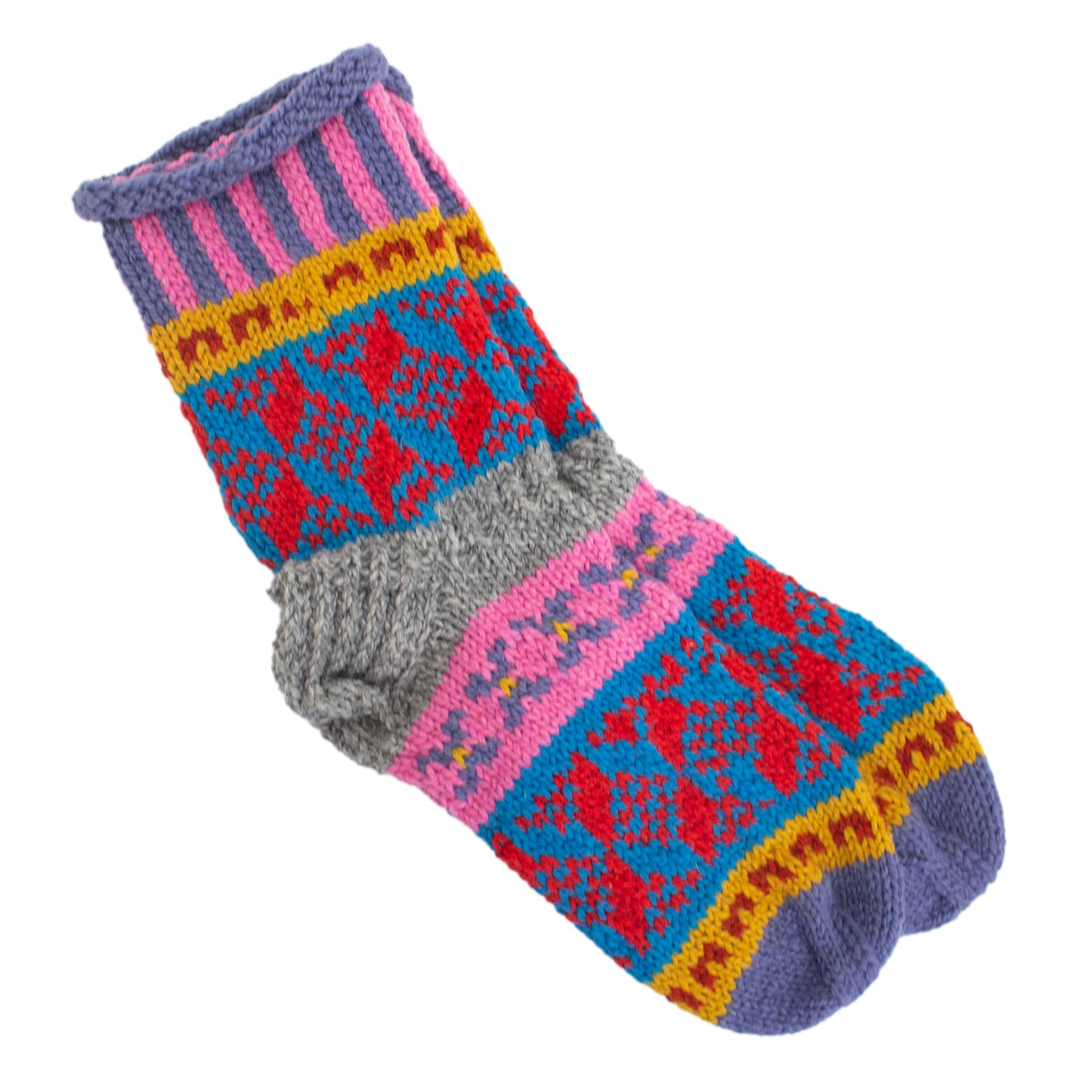 Handmade Wool Crazy Socks