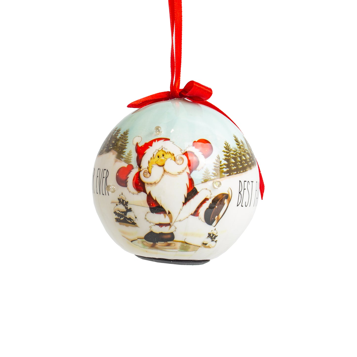 "Best Fadder Ever" Christmas Bulb