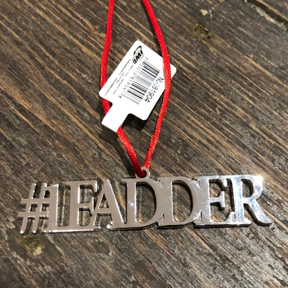 Tree Ornament Pewter, #1 Fadder