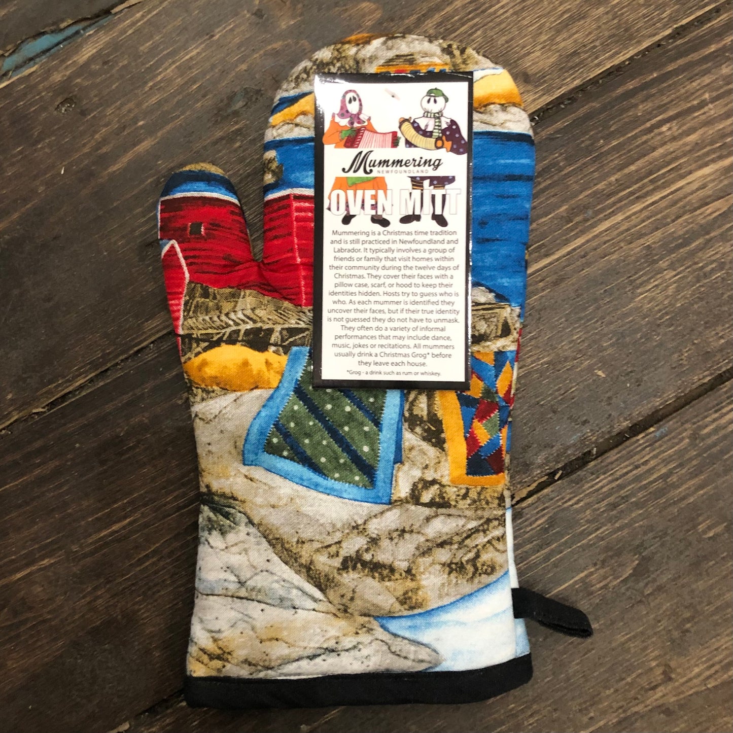 Fogo Quilts & Mummers Oven Mitt