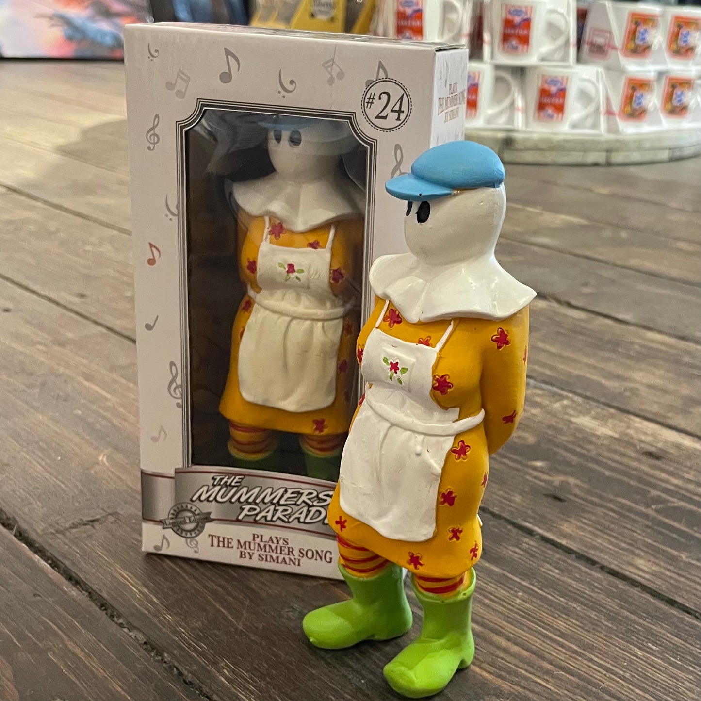 Musical Mummer, Hiding her Rum Bottle behind her back 6"