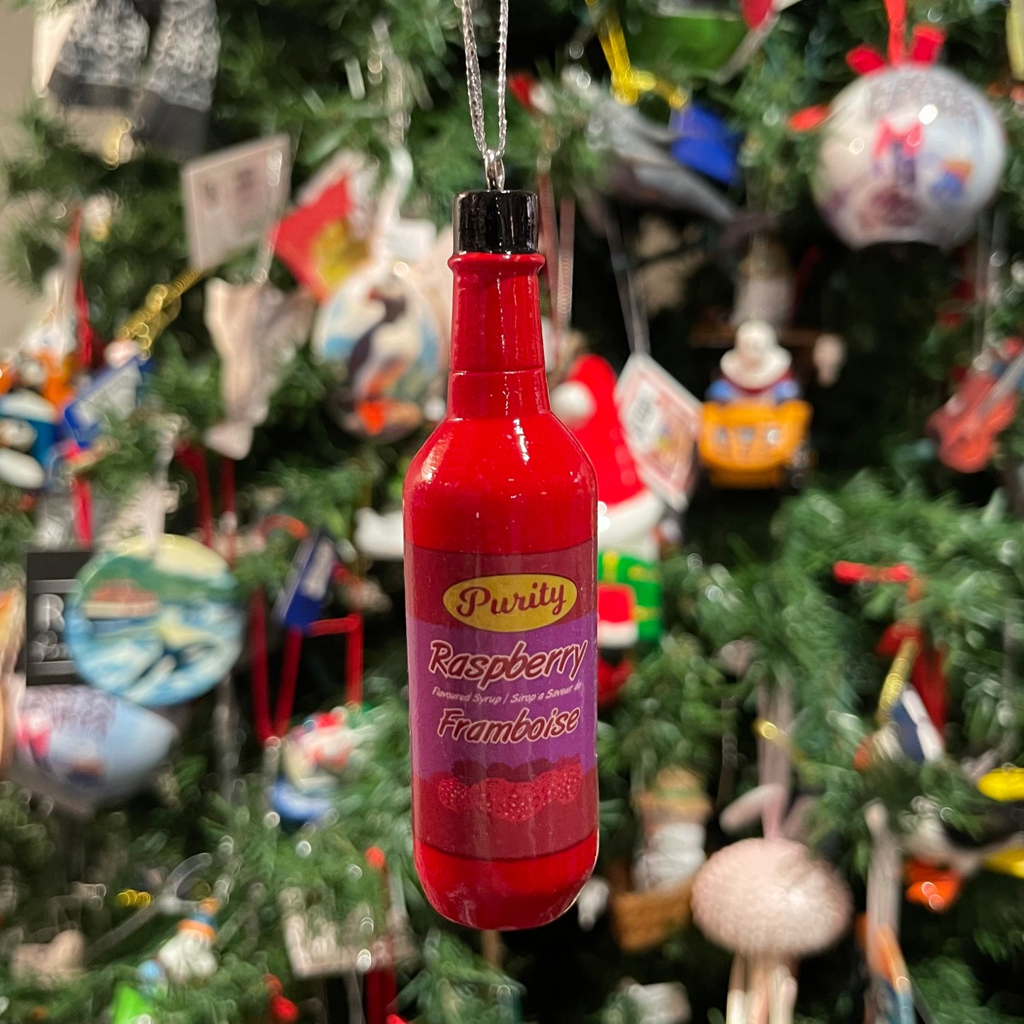 Tree Ornament, Purity Raspberry Syrup