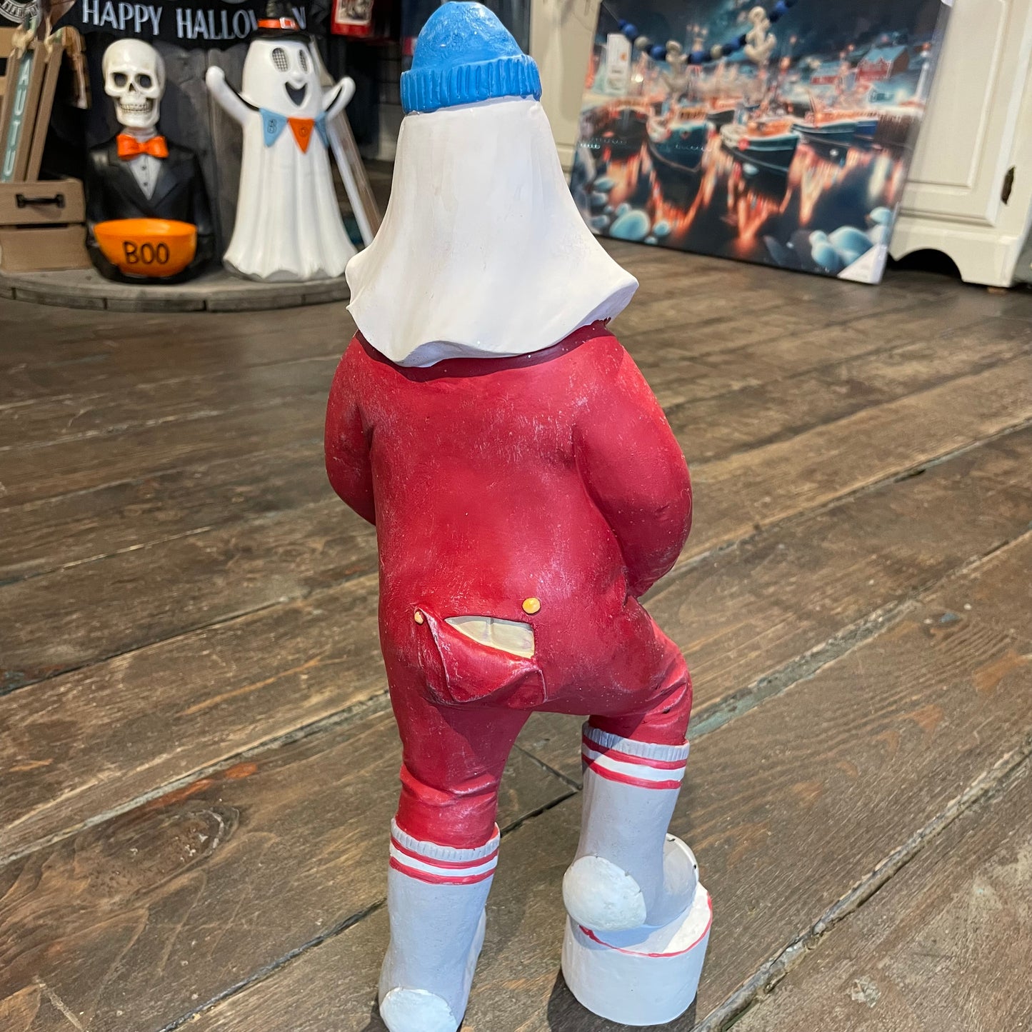 16" Mummer in His Red Underwear Playing the Spoons