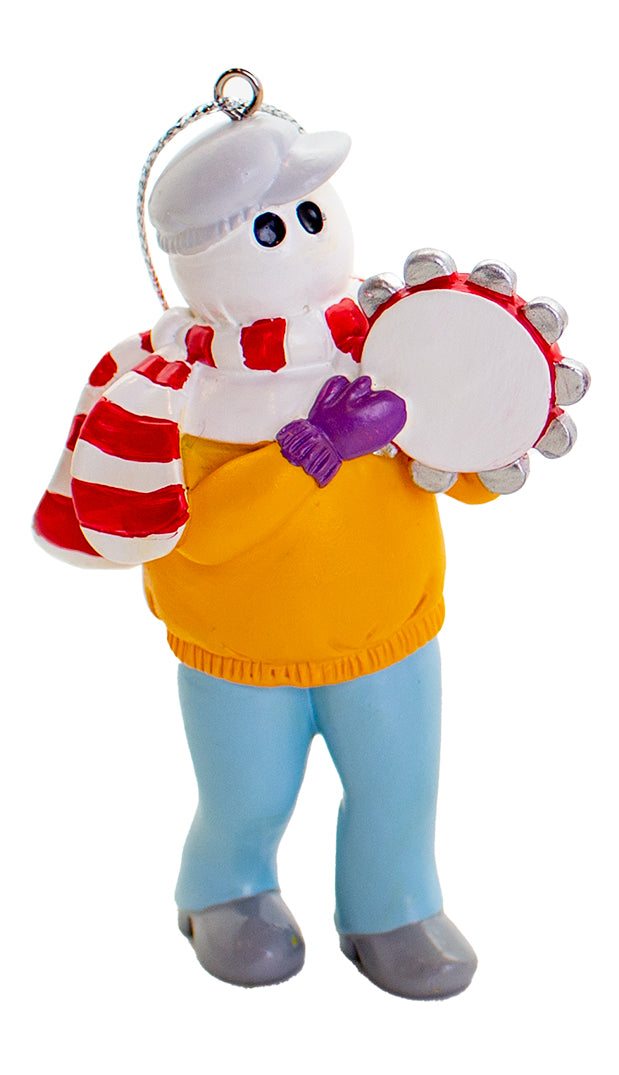 Mummer with Tambourine Tree Ornament