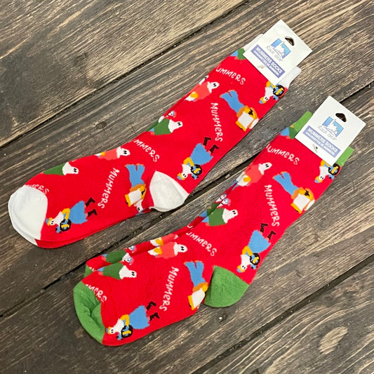 Mummer Socks with white or green toe