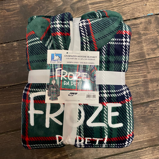 Froze da Det Hoodie Blanket