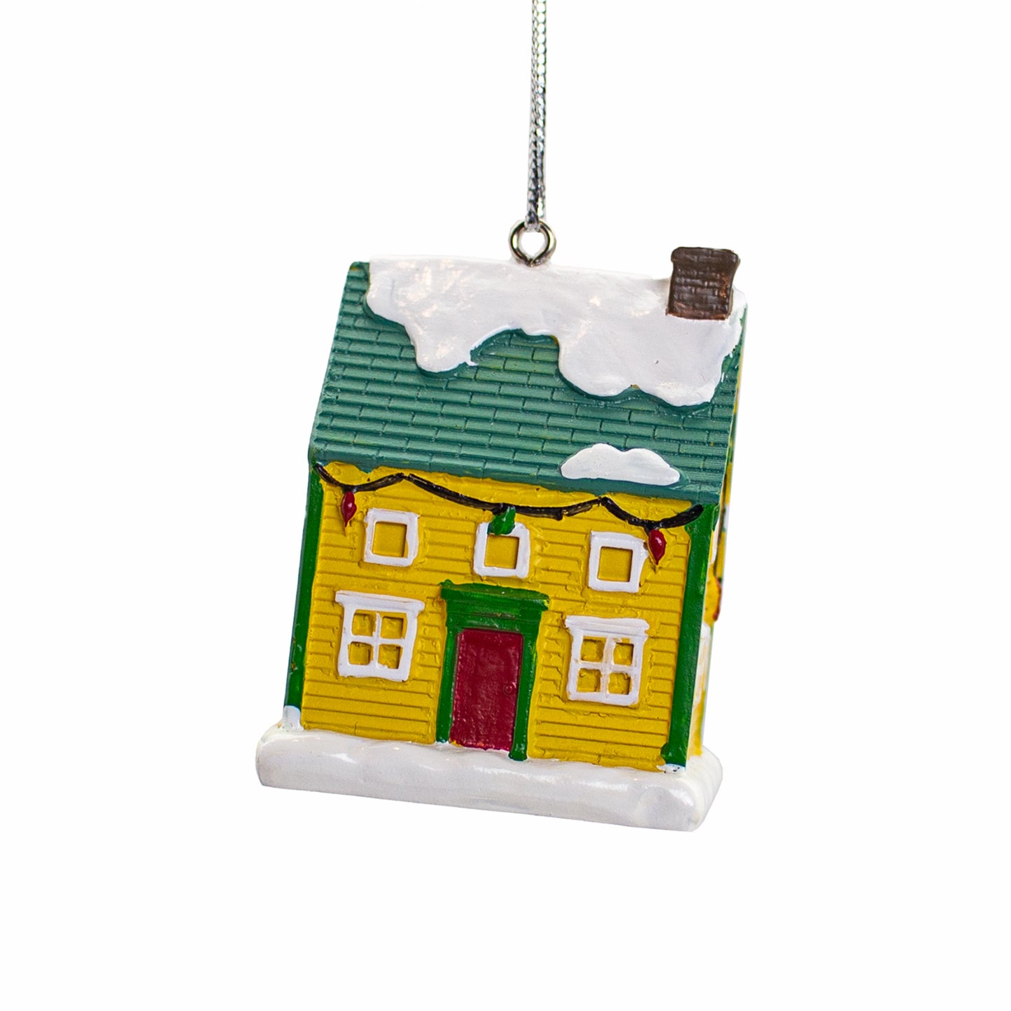 NL Faves Tree Ornament, Yellow Salt Box House ***PRE-ORDER NOW SHIPS MID JULY***