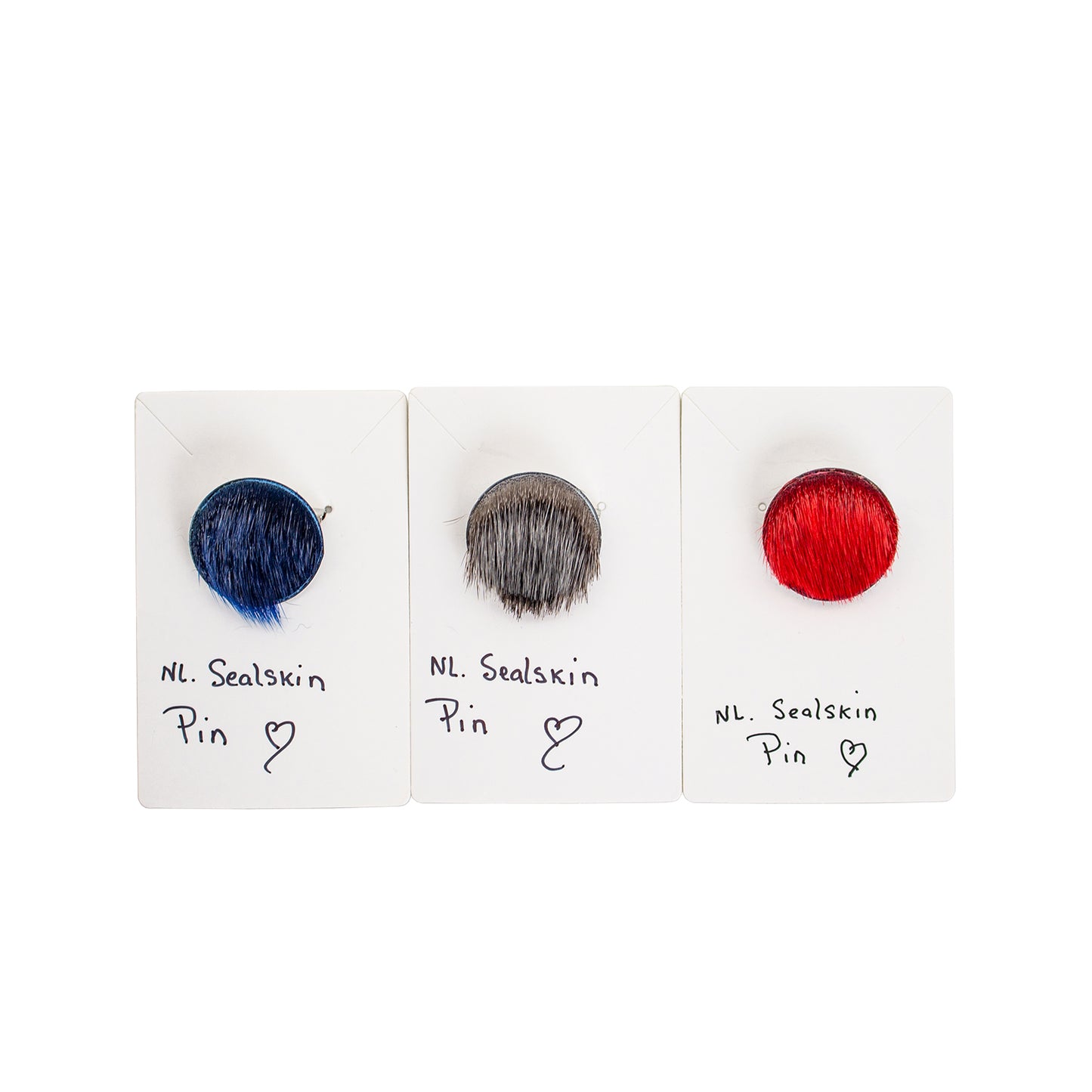 Seal Skin Pin - Assorted Colours