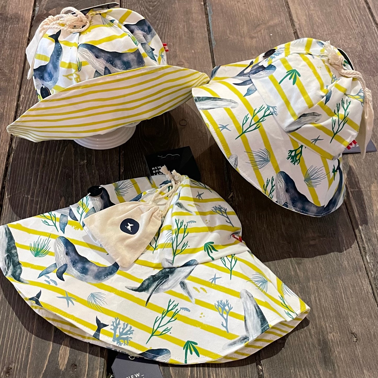 Newbornlander Summer Hat Whale Dance