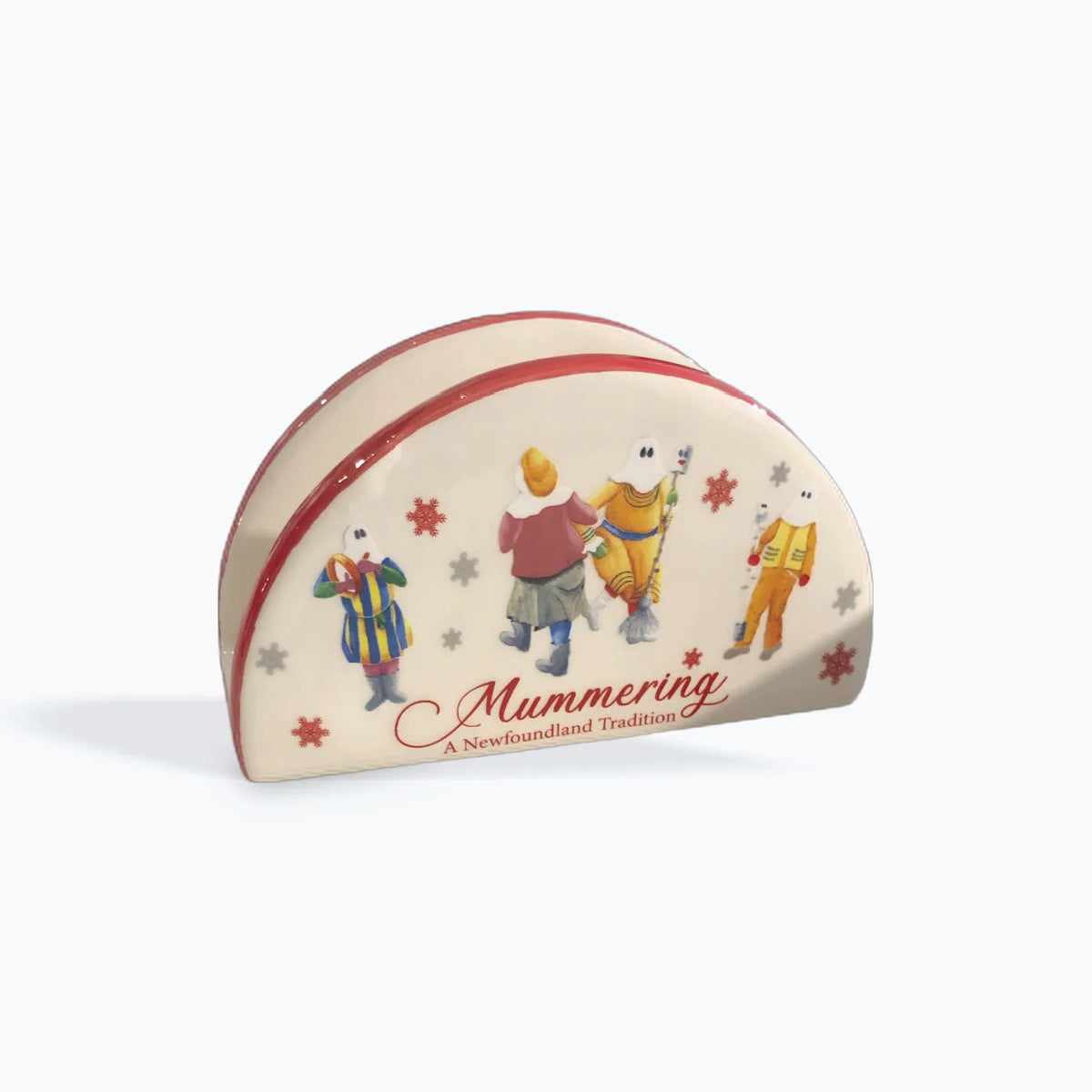 Mummers Ceramic Napkin Holder