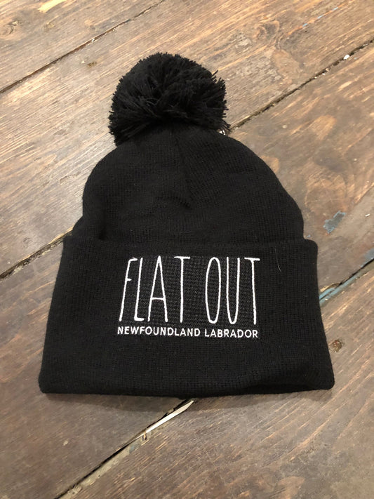 NL-247906, Pom Pom Toque, Flat Out, Black