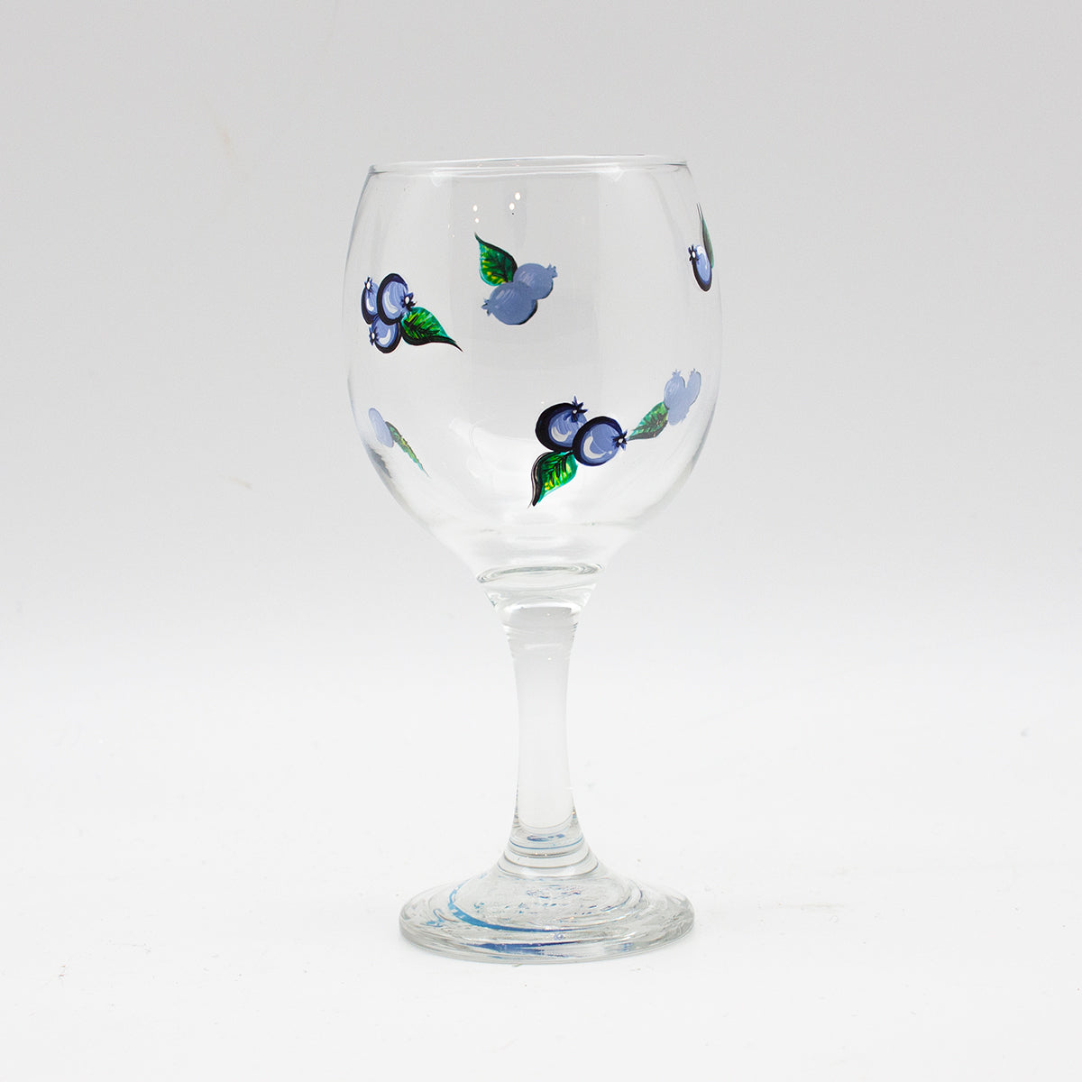 Hand Painted Honeybee Wine Glass