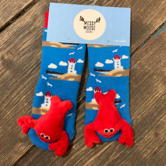 Lobster Socks non skid bottom