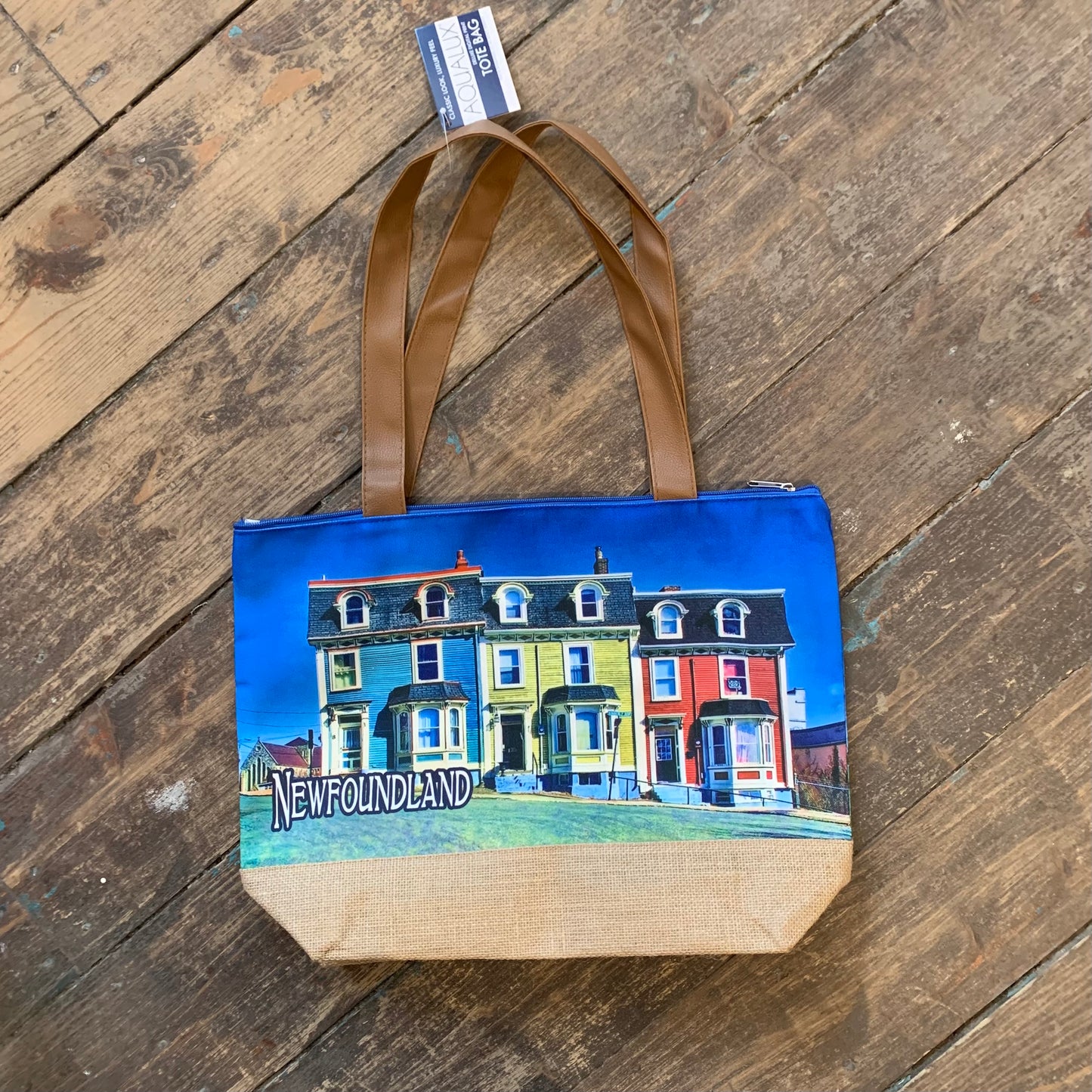 Row Houses Canvas tote