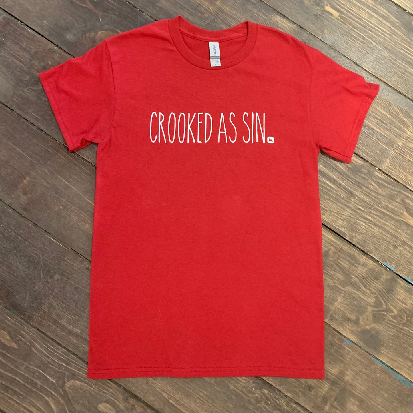 T-Shirt, Crooked as Sin