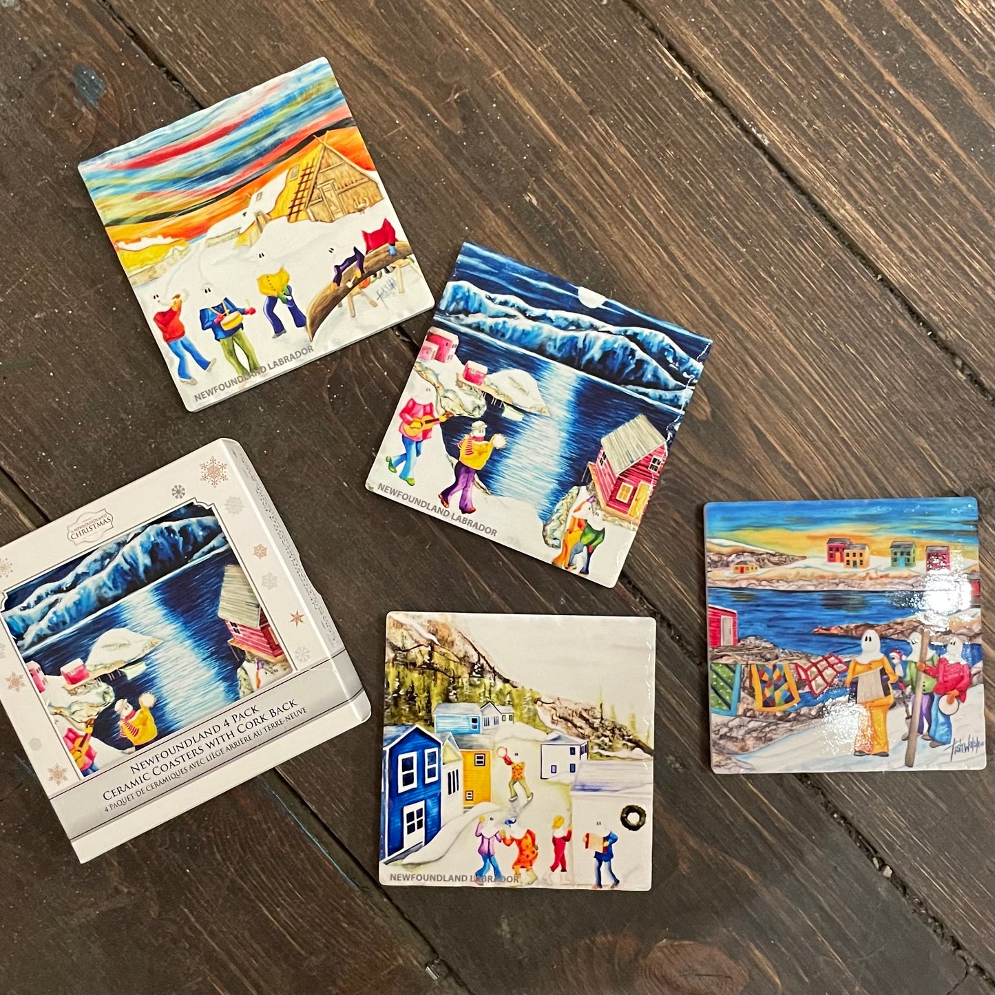 Ceramic Mummer Coasters