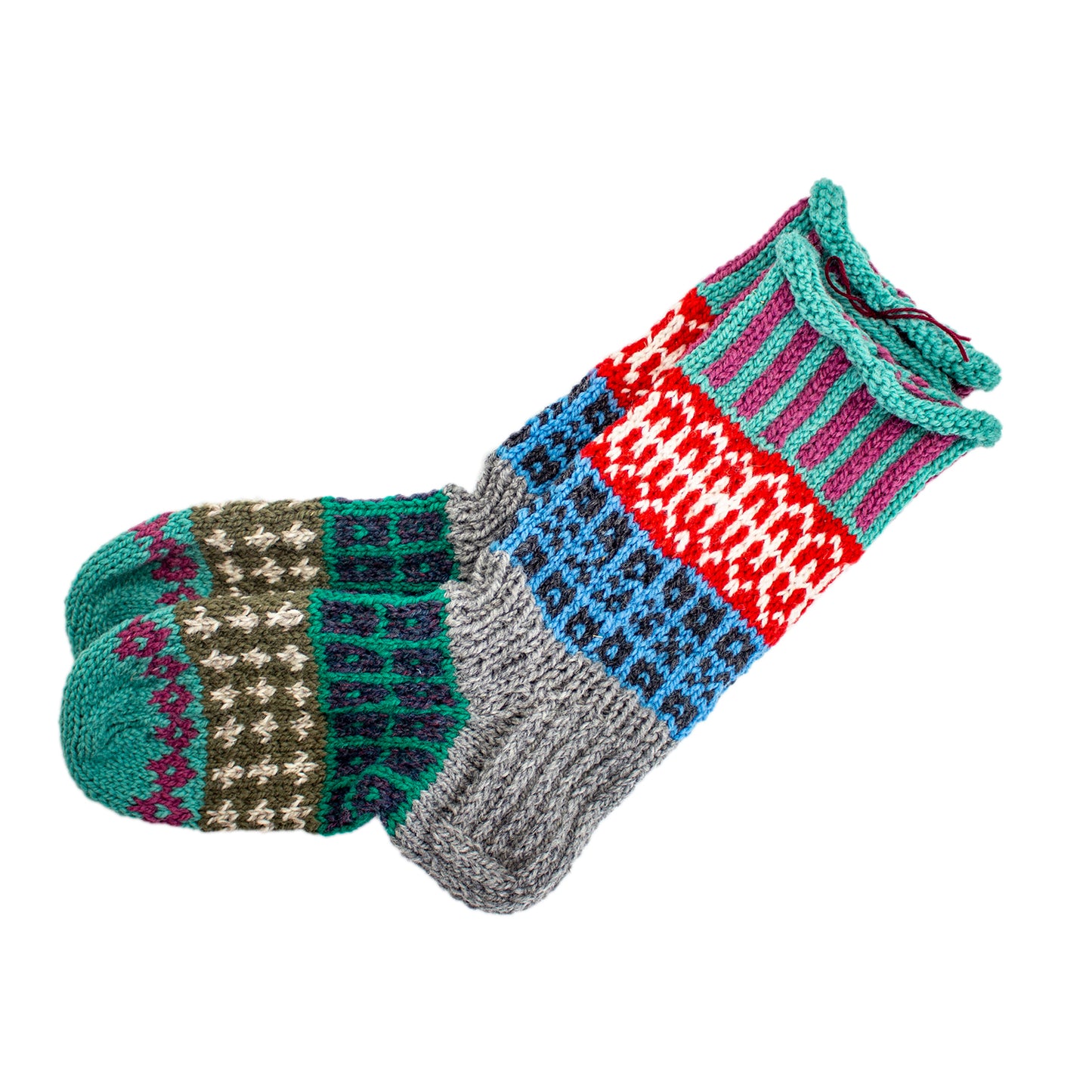 Handmade Wool Crazy Socks