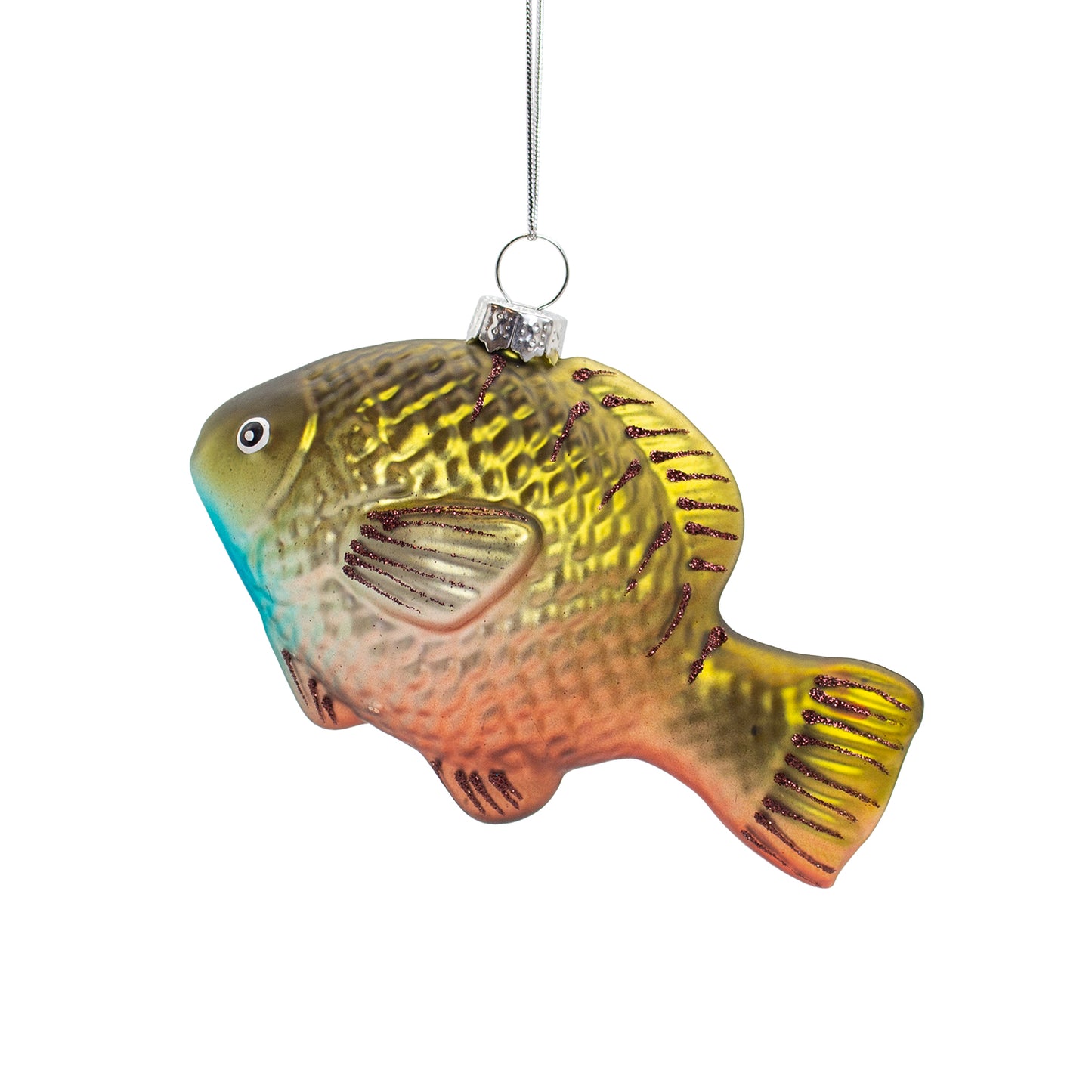 Ornament - Metallic Glass Fish