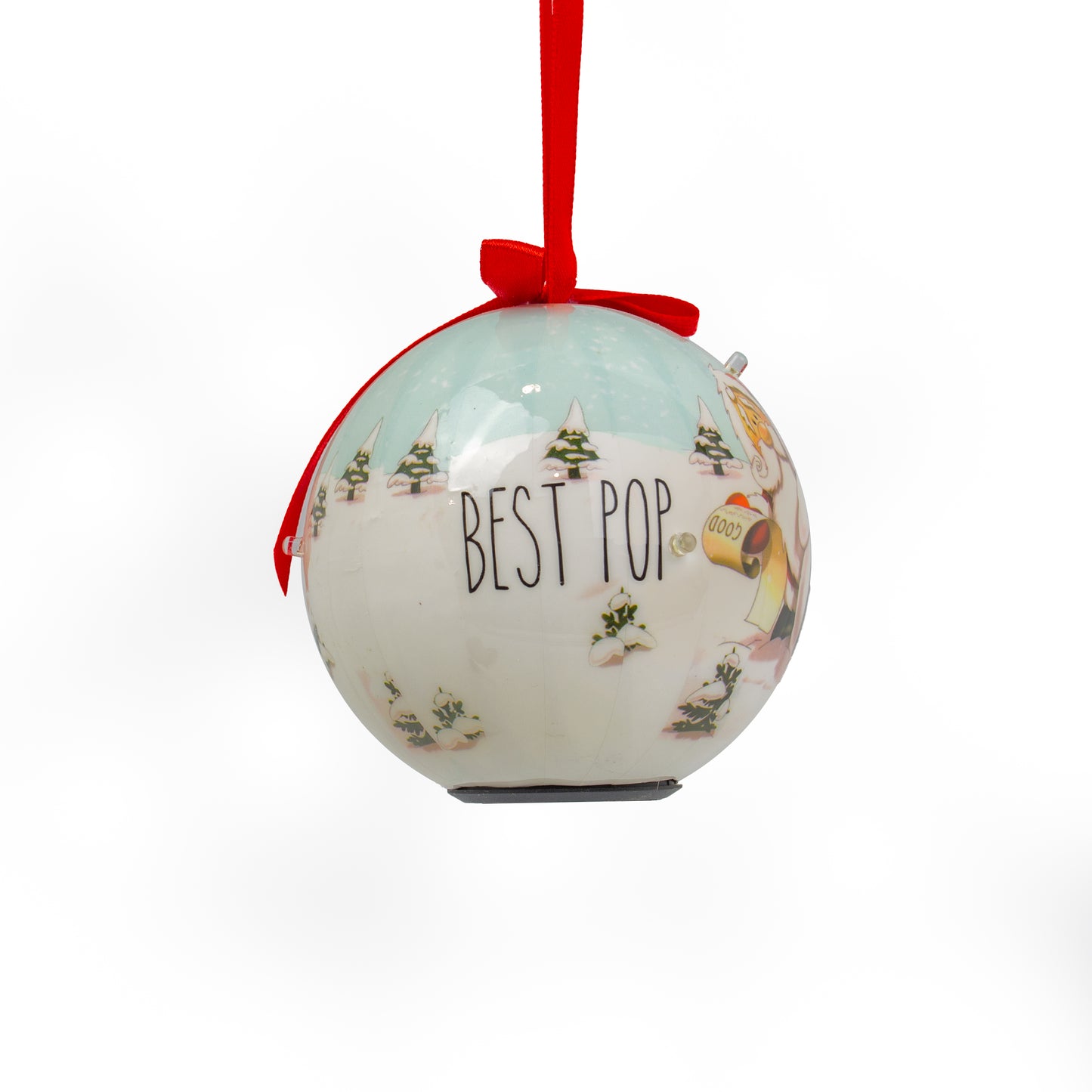 "Best Pop" Christmas Bulb