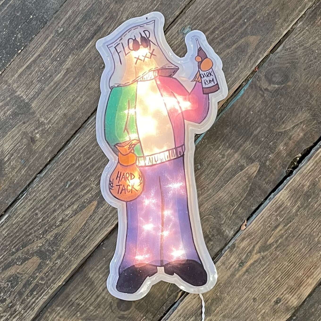 Mummer Window Silhouette 18" Light Up