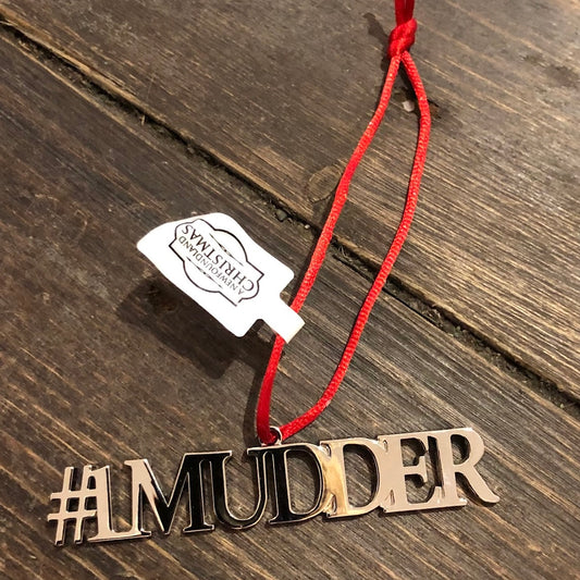 #1 Mudder Pewter Tree Ornament