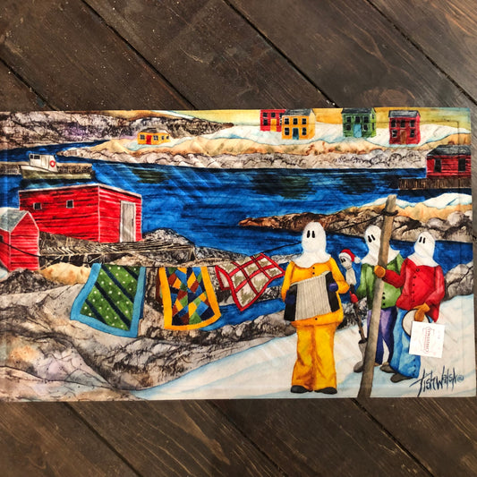 Fogo Island Quilts and Mummers Rubber Back Mat