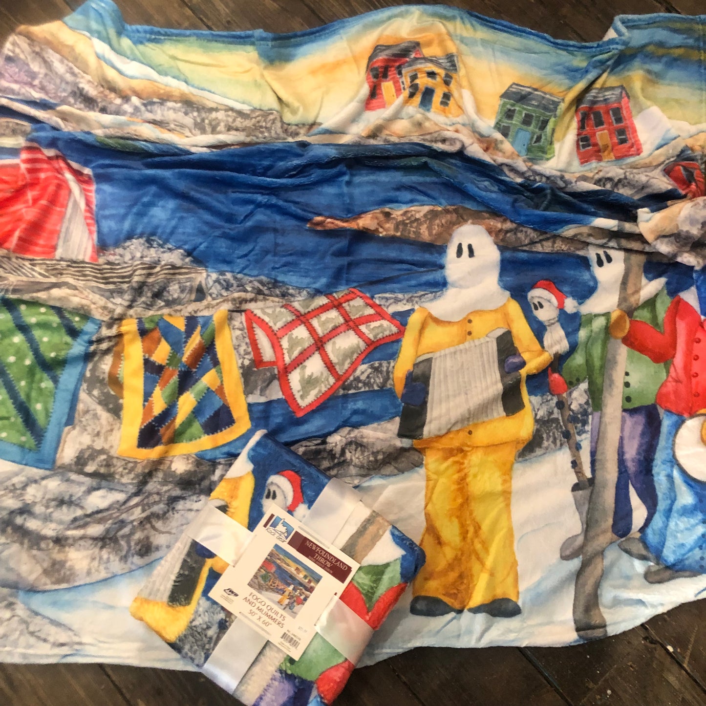 Fogo Quilts and Mummers Fleece Throw