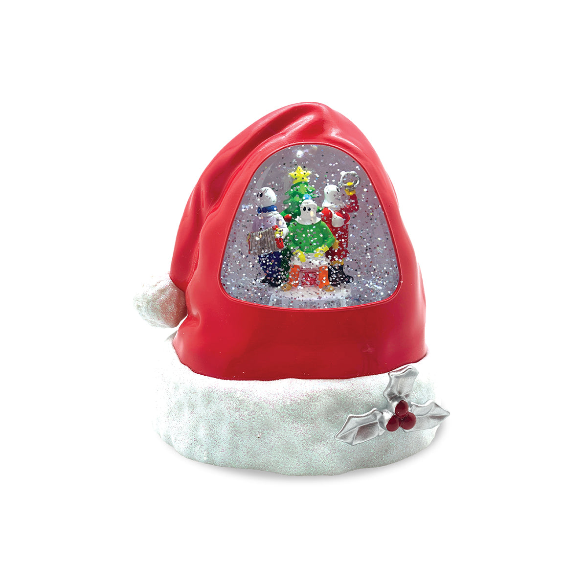Santa Hat Mummer Snow Globe