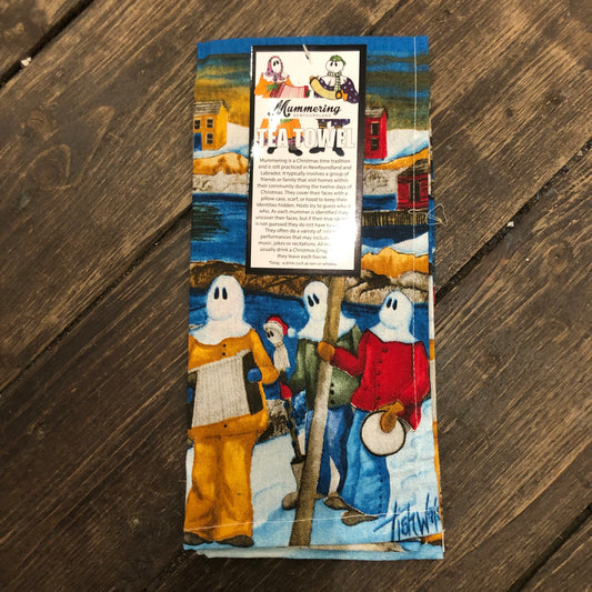 Fogo Quilts and Mummers Tea Towel