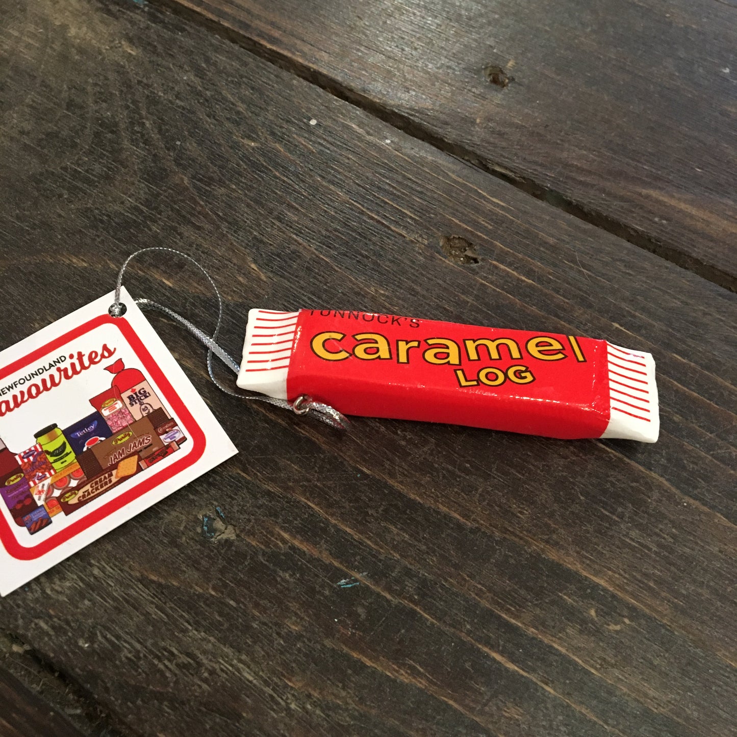 Caramel Log Bar Tree Ornament