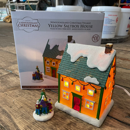 Newfoundland Christmas Village, Yellow Salt Box House