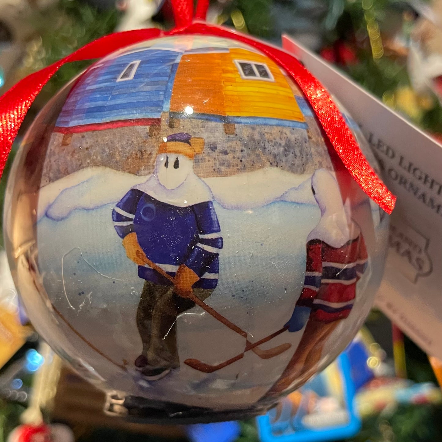 Mummers Hockey Tree Ornament Plays the Mummer Song by Simani
