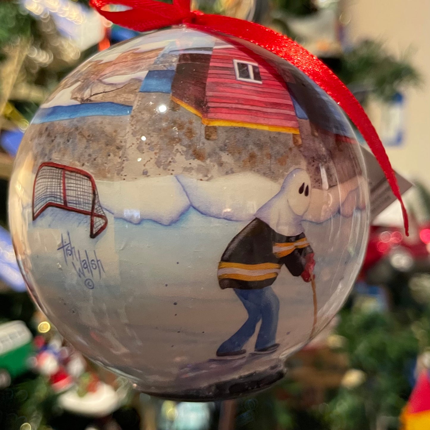 Mummers Hockey Tree Ornament Plays the Mummer Song by Simani