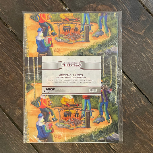 Flat Wrap, Mummers! 3 Designs 6 Sheets Total