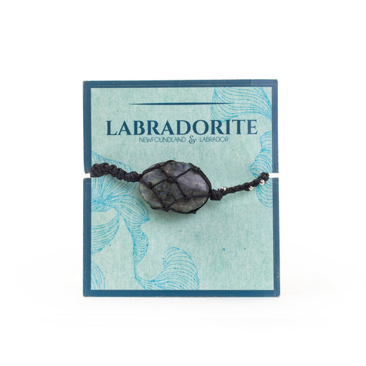 Labradorite Corded Bracelet