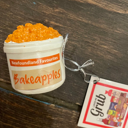 NL Faves Tree Ornament, Bakeapple Bucket