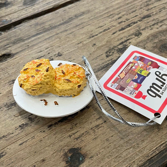 NL Faves Tree Ornament, Raisin Tea Buns!