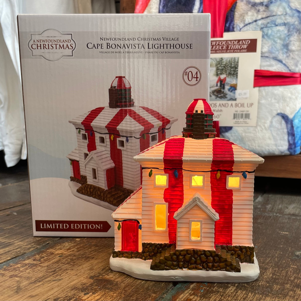 Bonavista Lighthouse NL Village Piece #4 – R.O.W. - rock-on-water