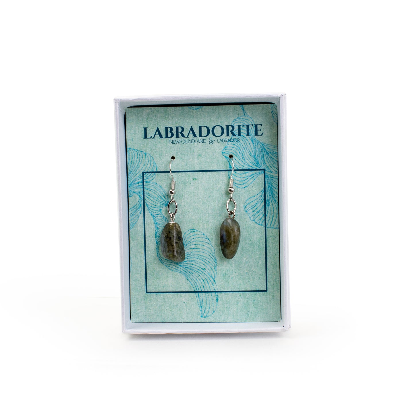 Labradorite Earrings, Boxed