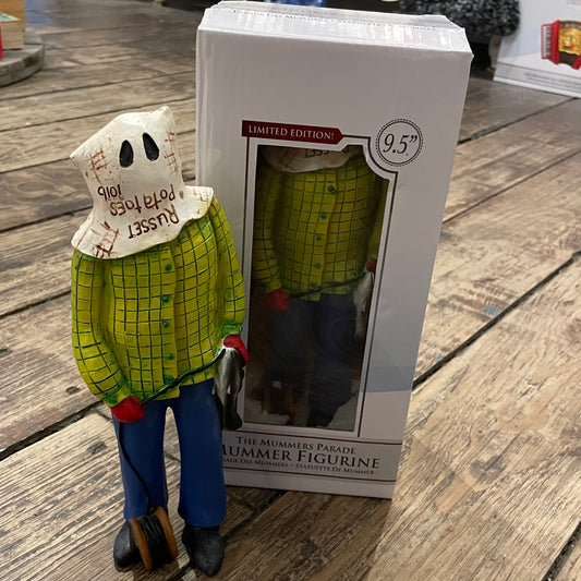 Mummer 9.5" Yellow Shirt holding Cod Fish