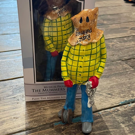 Musical Mummer Figurine, Just Caught a Codfish 6.5"