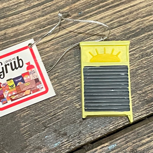 NL Faves Tree Ornament, Wash Board