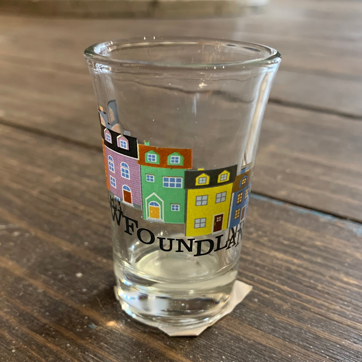 Newfoundland Row Houses Shot Glass