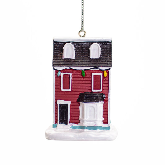 NL Faves Tree Ornament, Red Row House ***PRE-ORDER NOW SHIPS MID JULY***