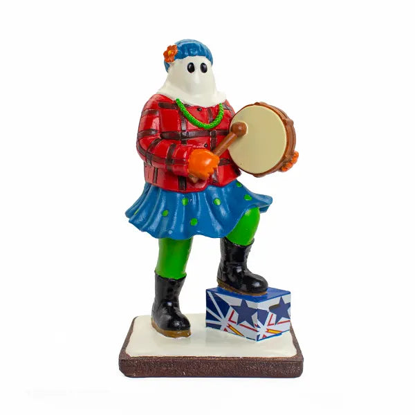 Musical Mummer 7" Playing the Bohdran ***PRE-ORDER NOW, SHIPS TO YOU MID JULY!***