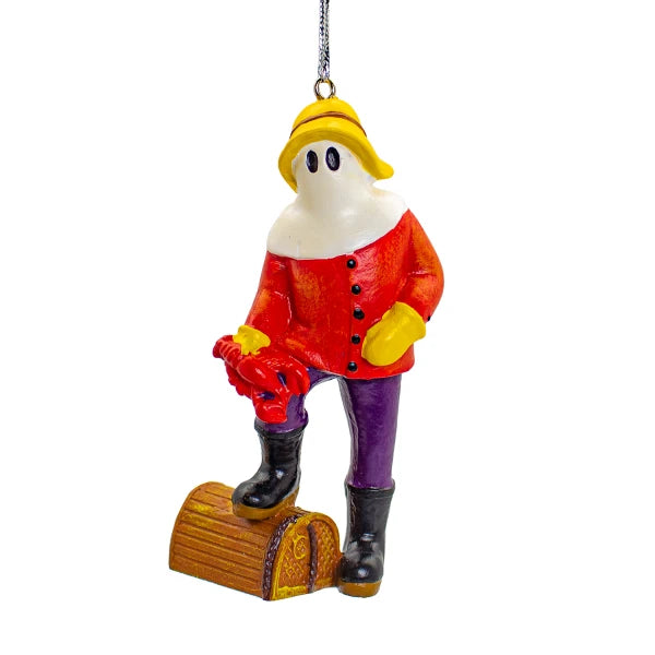 Mummer With His Lobster Catch Tree Ornament ***PRE-ORDER NOW! SHIPS EARLY AUGUST