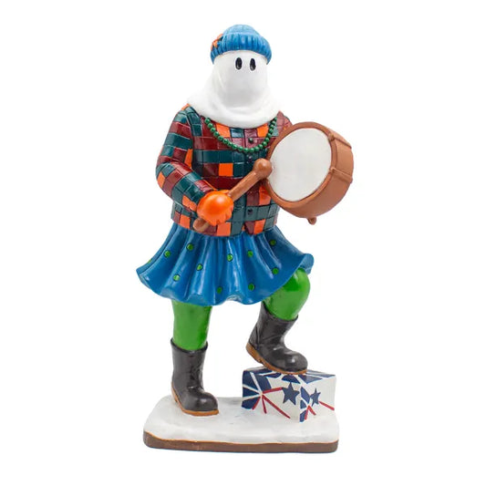 Mummer Playing the Bodhran 16" ***PRE-ORDER NOW, SHIPS TO YOU MID JULY!***