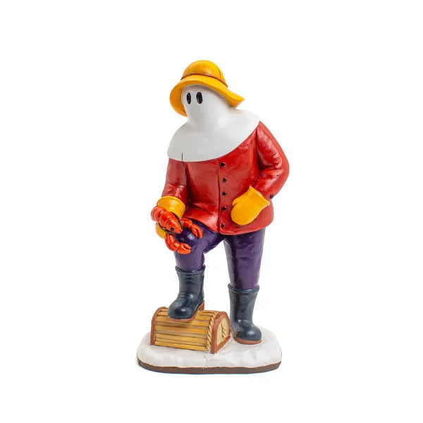 Mummer with his Lobster Catch and Trap 9.5" PRE-ORDER NOW, SHIPS TO YOU MID JULY!***